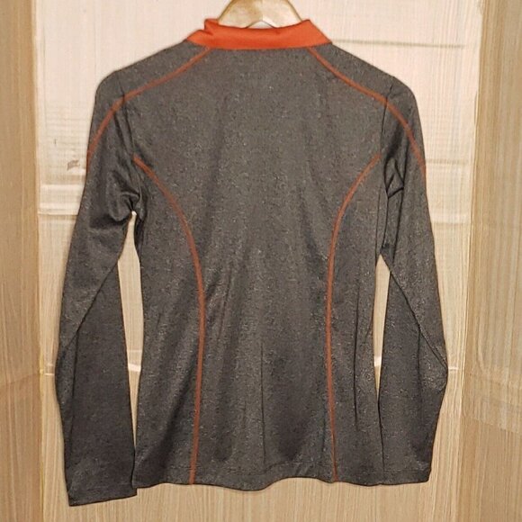Cutter & Buck DryTec Womens Grey Orange Full Zip Jacket Small - Picture 2 of 6